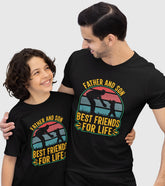 Father And Son Best Friend For Life Unisex Half Sleeve T-Shirts (Pack of 2)